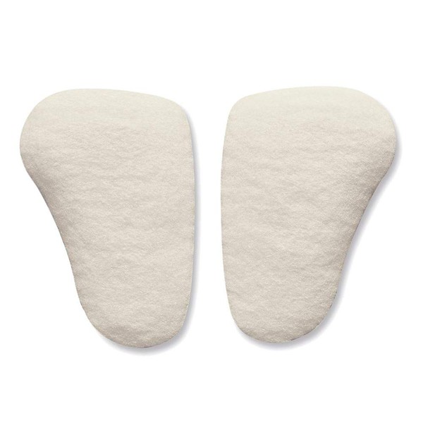 Hapad Metatarsal Pads Small, 3/8 Thick (Pack of 3 Pairs) - Longitudinal Metatarsal Arch Pads Made from 100% Wool Felt for Support, Comfort and Foot Pain Relief