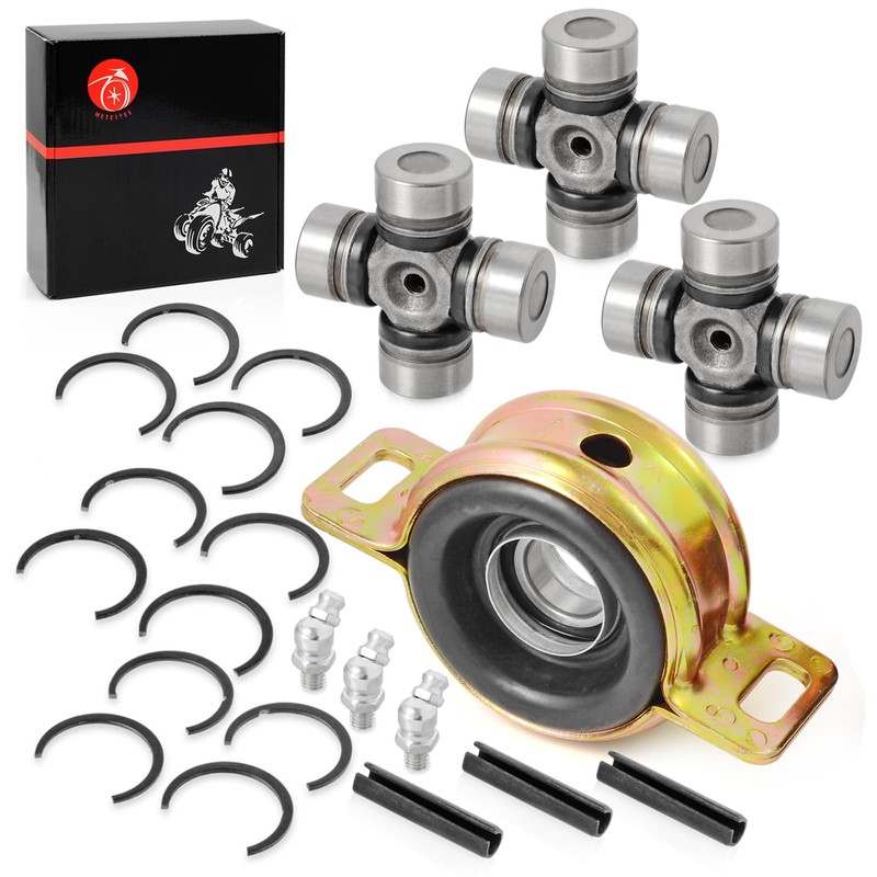 Front Rear Propeller Shaft Bearing Carrier & u-joint For Polaris