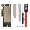 Adapter Card PCI-E B-keyM-key M.2 NGFF+NVME Interface NGFF SSD Hard