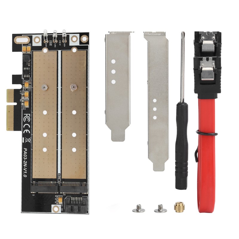 Adapter Card PCI-E B-keyM-key M.2 NGFF+NVME Interface NGFF SSD Hard