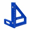 3D Woodworking Square Ruler, Aluminum Alloy 45°/90° Multi-Angle Measuring &
