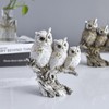 Owl Figurines,Cute Owl Statue,Small Decor Items,Sculpture Ornament for Home Office