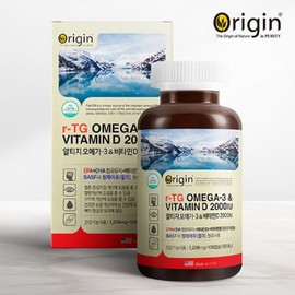 Origin Altige Omega 3 and Vitamin D 1208mgx100 capsules / 오리진 알티지 오메가3 앤 비타민D 1208mgx100캡슐