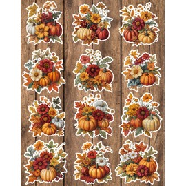 Unbranded Fall Arrangement Die Cut Vinyl Stickers Set Scrapbooking Laptop Waterbottle