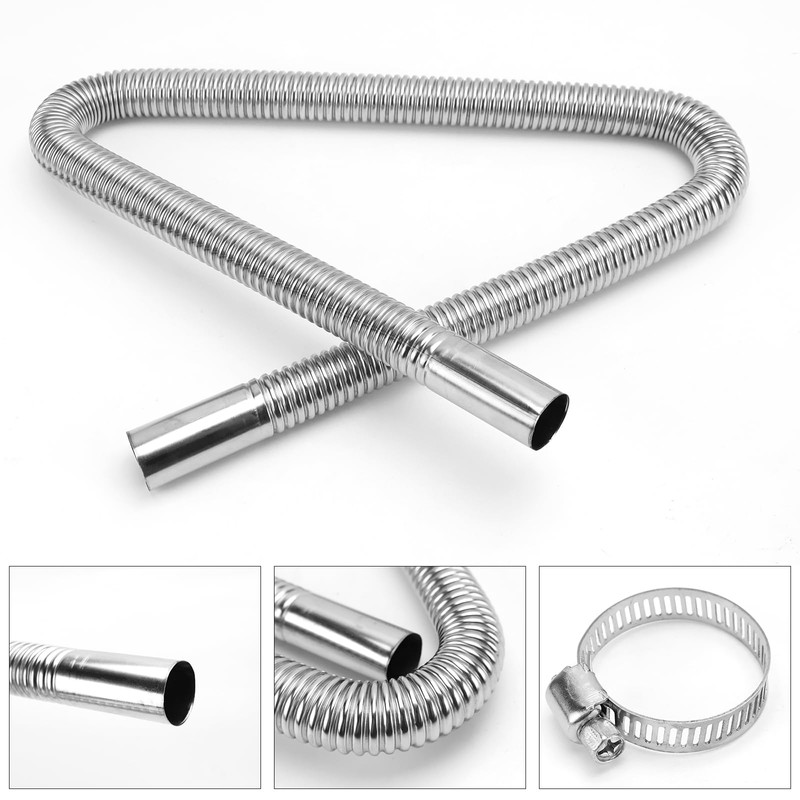 Exhaust Pipe Auxiliary Heater, 100 cm Exhaust Hose Auxiliary Heater,