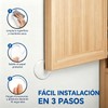Tope para Puerta, 24 PCS Protector de Pared de Silicona,