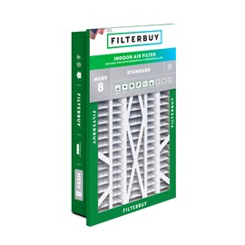 Filterbuy 20x30x5 Air Filter MERV 8 Essential Dust & Allergy Defense (1-Pack), Electrostatic Pleated HVAC AC Furnace Filters Replacement for Honeywell Return Grille (Actual Size: 18.38 x 28.63 x 3.69)