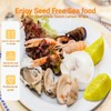 120 pack lemon stretch wraps - mesh food cover for