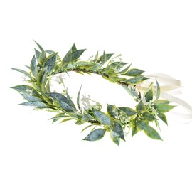 Vividsun Women Girls Adjustable Rose Flower Crown Floral Crown Garland Wedding Festival Party Headpiece
