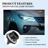 92166-3K000 Front-Turn-Signal-Lamp-Socket Holder Bulb Plug Socket Assembly Compatible with KIA
