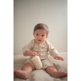 Vasos de silicona para bebé con pajita, tapa confiable, taza de entrenamiento irrompible de 6 onzas para niños pequeños