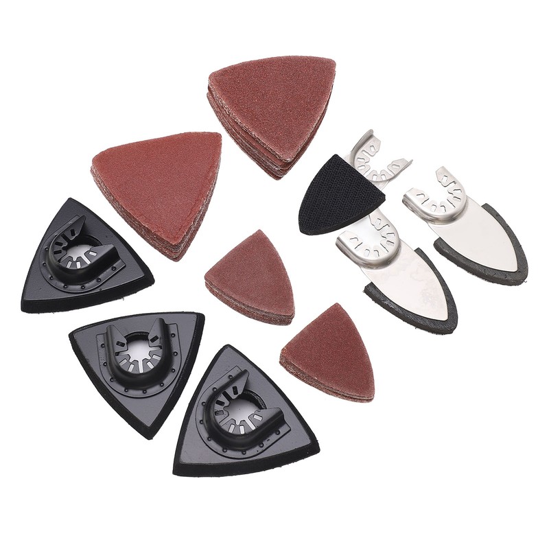 106Pcs Oscillating Tool Sanding Pads Kit for Metal 6Pcs Finger