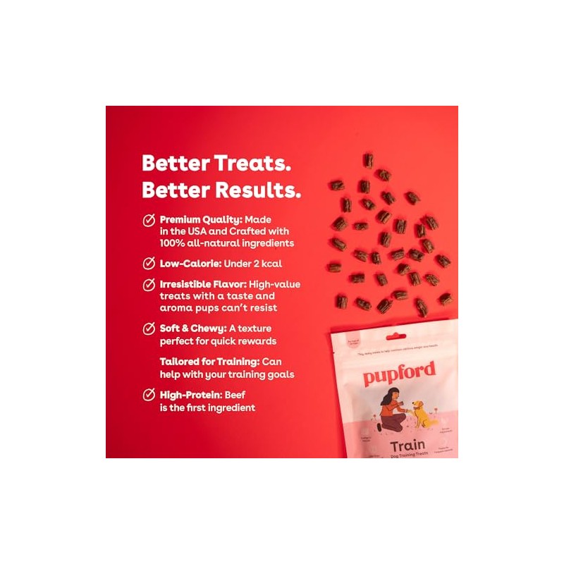 Pupford Soft & Chewy Training Treats for Dogs & Puppies