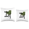 Tree Surgeon Pruning Is Cardio Funny Arborist Throw Pillow