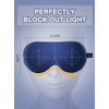 Pure Silk Sleeping Eye Mask Travel Sleep Soft Relax Calming