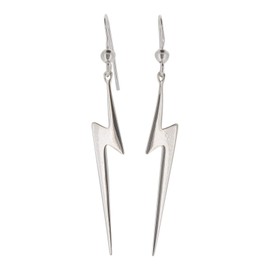 Touch Jewellery 925 Sterling Silver Lightning Flash Drop Earrings
