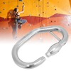 Stainless Steel Heavy Duty Carabiner Clip Climbing Safety Buckle for