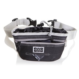 DOOG Large Dog Treat Pouch | Perfect for Training | Easy Carry with Strap and Buckle | Black