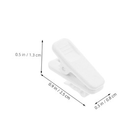 SEWACC 60pcs Earphone Cable Clips Durable Earbud Wire Holders for Cord Diameter Tangle for Home Office and Travel Headphone Cord Organizer