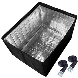 i frmmy Waterproof Insulated Outdoor Window Air Conditioner Cover for Outside AC Unit, 17x 13x 12 Inches (Lx Hx D)- Black