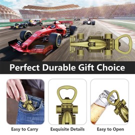 Bier Flaschenöffner Geschenke für Männer, Rennwagen Bieröffner, Kreativer Biergeschenk Kapselheber, Bierflaschenöffner, Geburtstagsgeschenk für Ehemann Freund Herren, Geschenke für Vatertag Papa Opa