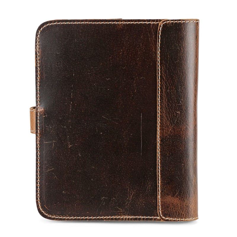 Fausta Refillable Leather Journal for Writing, 256 Pages (8 x