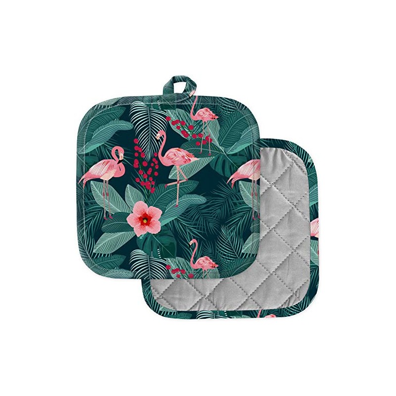 [Pack of 2] Pot Holders for Kitchen, Washable Heat Resistant