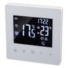White Intelligent Thermostat Touch Screen 16A LCD Display Smart Temperature