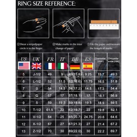 Milacolato Stainless Steel Fidget Rings, Spinner Rings, Pack of 8, for Women, Wedding/Promise Rings, Black Band Rings, Cool Black Rings for Men, UK Sizes L-Z