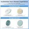 Electric Back Scrubber for Shower - Waterproof Rechargeable Exfoliating Brush
