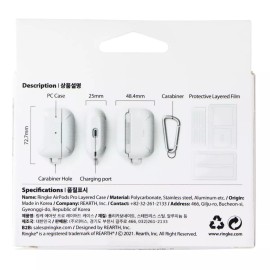 Ringke AirPods Pro Layered Anti-Scratch Hard Case - Matte Clear