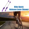 A ABSOPRO Bicycle Quick Release Lever Spike Axle Wheel Hub