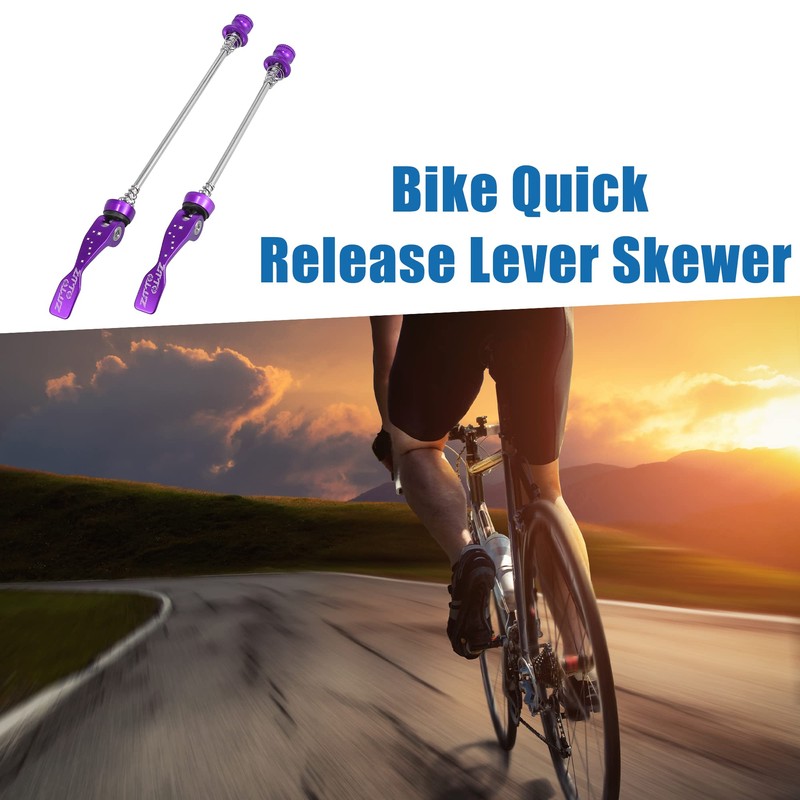A ABSOPRO Bicycle Quick Release Lever Spike Axle Wheel Hub