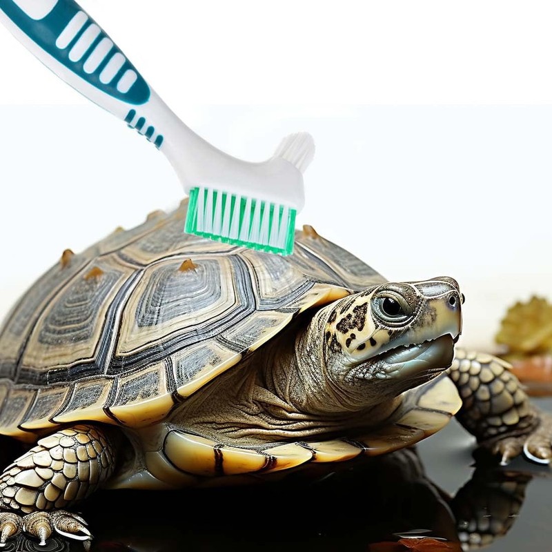 RAMGLYO 2 Pcs Turtle Cleaning Brush Turtle Shell Cleaning Brush