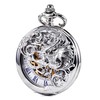TREEWETO Mechanical Pocket Watch - Dream Dragon Skeleton Half Hunter