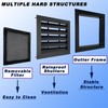 24"*16" Gable Vent,Aluminum Alloy Wall Vent Shed Vents,with Removable Strainer