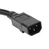 C5 Splitter Cable, IEC320 C14 Male to Dual IEC320 C5