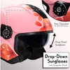 VCAN V88 3/4 Open Face Motorcycle Scooter Helmet ECE &