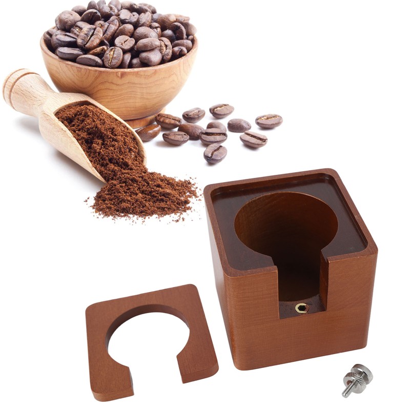 Coffee Tamper Holder Universal Food Safe Wood Coffee Filter Tamper