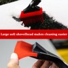 SacJkt Ice Scraper for Cars, 42cm Snow Scraper with Foam