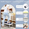 Bedside Steps for High Beds Step Stool with Handle for