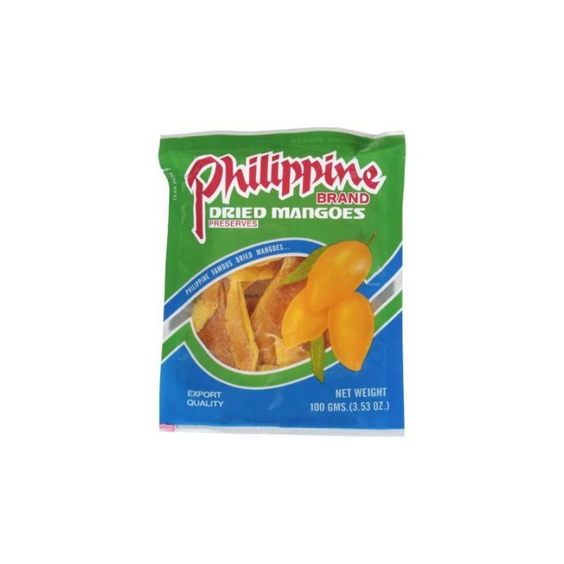 Philippine Brand Dried Mangoes, 3.53-Ounce Bags (3 Packs)