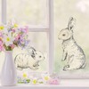 Stickerscape Easter Window Stickers (Bunnies - Option 1) | Easter