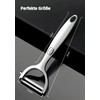Olihpyyut Stainless Steel Peeler with Swivel Blade and Spring Design,