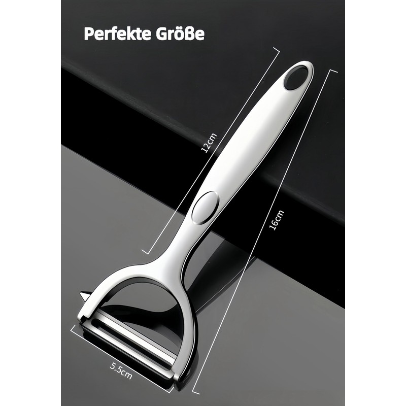 Olihpyyut Stainless Steel Peeler with Swivel Blade and Spring Design,