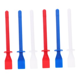 Gadpiparty 6pcs Leather Smear Glue Spreader Handheld Glue Paint Tool for DIY Leathercraft Soft Tip Handle Design for Felt PU Leather and More