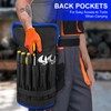 Tool Bag,Large Roll Up Tool Bag Organizer,13 Pockets Tool Roll