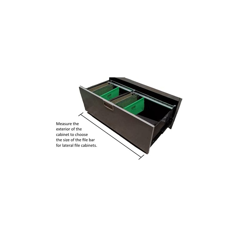 Premium Machine Steelcase (Old Style) Compatible Lateral File Bar for