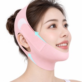 V-Line Face Shaping Strap for Chin & Cheek Support – Reusable Rubber Facial Wrap for At-Home Beauty and Skincare Routines
