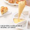 AOTASO Silicone Scone Pan with Metal Reinforced Frame, 8-Cavity Non-Stick